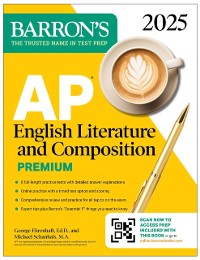 Cover AP English Literature and Composition Premium, 2025: Prep Book with 8 Practice Tests + Comprehensive Review + Online Practice