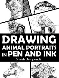 Cover Drawing Animal Portraits in Pen and Ink