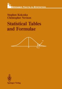 Cover Statistical Tables and Formulae