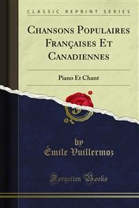 Cover Chansons Populaires Françaises Et Canadiennes