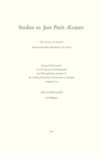 Cover Studien zu Jean Pauls "Komet"