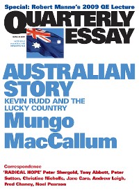 Cover Quarterly Essay 36 Australian Story