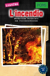 Cover PONS Kurzkrimi Italienisch: L'incendio