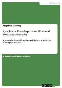 Cover Sprachliche Erwerbsprozesse (Erst- und Zweitspracherwerb)