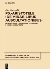 Cover Ps.-Aristotele, ›De mirabilibus auscultationibus‹
