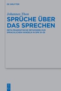 Cover Sprüche über das Sprechen