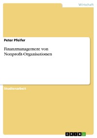 Cover Finanzmanagement von Nonprofit-Organisationen