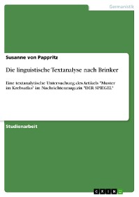 Cover Die linguistische Textanalyse nach Brinker