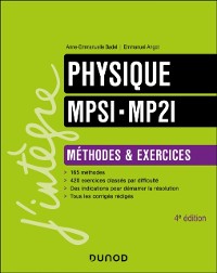 Cover Physique Methodes et Exercices MPSI-MP2I - 4e ed.