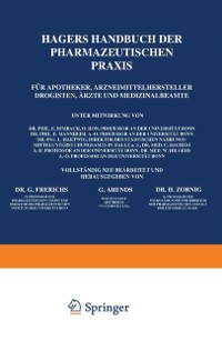 Cover Hagers Handbuch der Pharmazeutischen Praxis