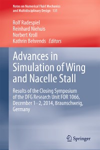 Cover Advances in Simulation of Wing and Nacelle Stall
