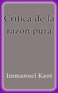 Cover Crítica de la razón pura