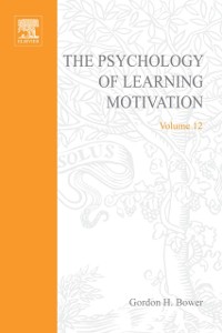 Cover Psychology of Learning and Motivation