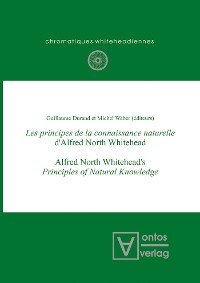 Cover Les principes de la connaissance naturelle d'Alfred North Whitehead