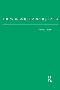 Cover Works of Harold J. Laski
