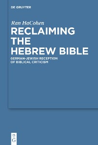 Cover Reclaiming the Hebrew Bible