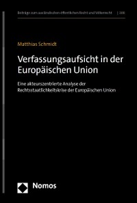 Cover Verfassungsaufsicht in der Europäischen Union