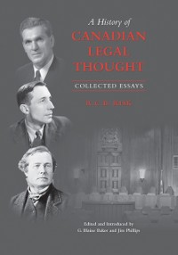 Cover History of Canadian Legal Thought