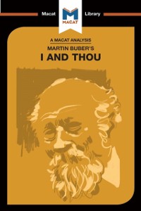 Cover An Analysis of Martin Buber''s I and Thou