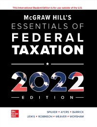 Cover ISE eBook Online Access for McGraw-Hill's Essentials of Federal Taxation 2022 Edition