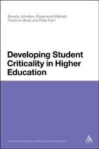 Cover Developing Student Criticality in Higher Education