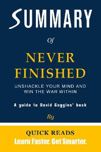 Cover Summary of Never Finished by David Goggins