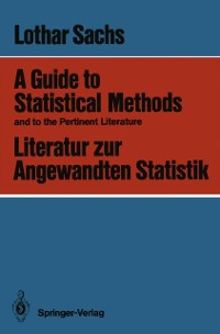 Cover Guide to Statistical Methods and to the Pertinent Literature / Literatur zur Angewandten Statistik