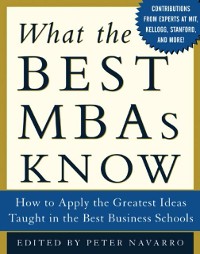 Cover What the Best MBAs Know