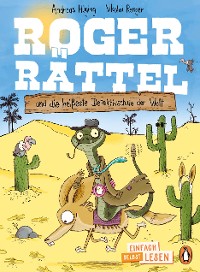 Cover Penguin JUNIOR – Einfach selbst lesen: Roger Rättel und die heißeste Detektivschule der Welt