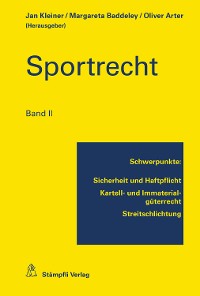 Cover Sportrecht, Band II