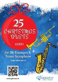 Cover Trumpet and Tenor Saxophone: 25 Christmas duets volume 1