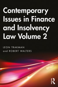 Cover Contemporary Issues in Finance and Insolvency Law Volume 2