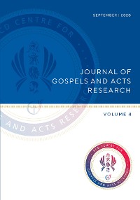 Cover Journal of Gospels and Acts Research. Volume 4