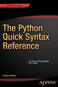 Cover The Python Quick Syntax Reference