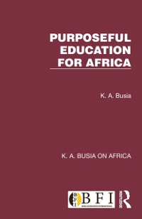 Cover Purposeful Education for Africa
