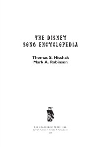 Cover Disney Song Encyclopedia