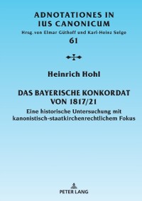Cover Das Bayerische Konkordat von 1817/21