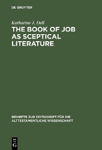 Cover The Book of Job as Sceptical Literature
