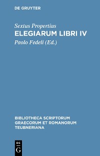 Cover Elegiarum libri IV