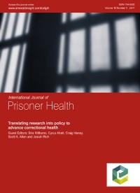 Cover Translating Research into Policy to Advance Correctional Health
