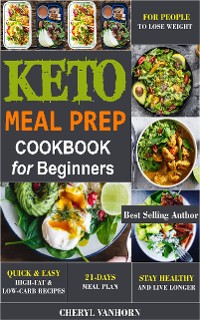 Cover Keto Meal Prep Cookbook for Beginners