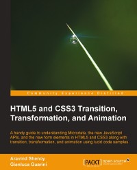 Cover HTML5 and CSS3 Transition, Transformation, and Animation