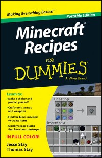 Cover Minecraft Recipes For Dummies, Portable Edition