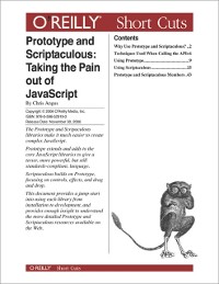 Cover Prototype and Scriptaculous: Taking the Pain out of JavaScript