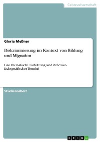 Cover Diskriminierung im Kontext von Bildung und Migration