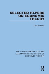 Cover Selected Papers on Economic Theory