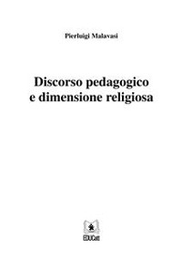 Cover Discorso pedagogico e dimensione religiosa