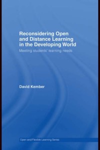 Cover Reconsidering Open and Distance Learning in the Developing World