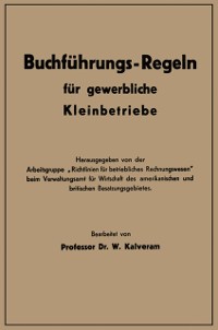 Cover Buchführungs-Regeln für gewerbliche Kleinbetriebe