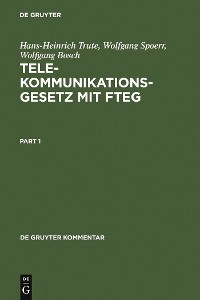 Cover Telekommunikationsgesetz mit FTEG